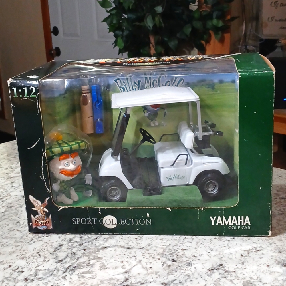 Yamaha Die Cast Metal Deluxe Edition Billy McGolf Golf Cart